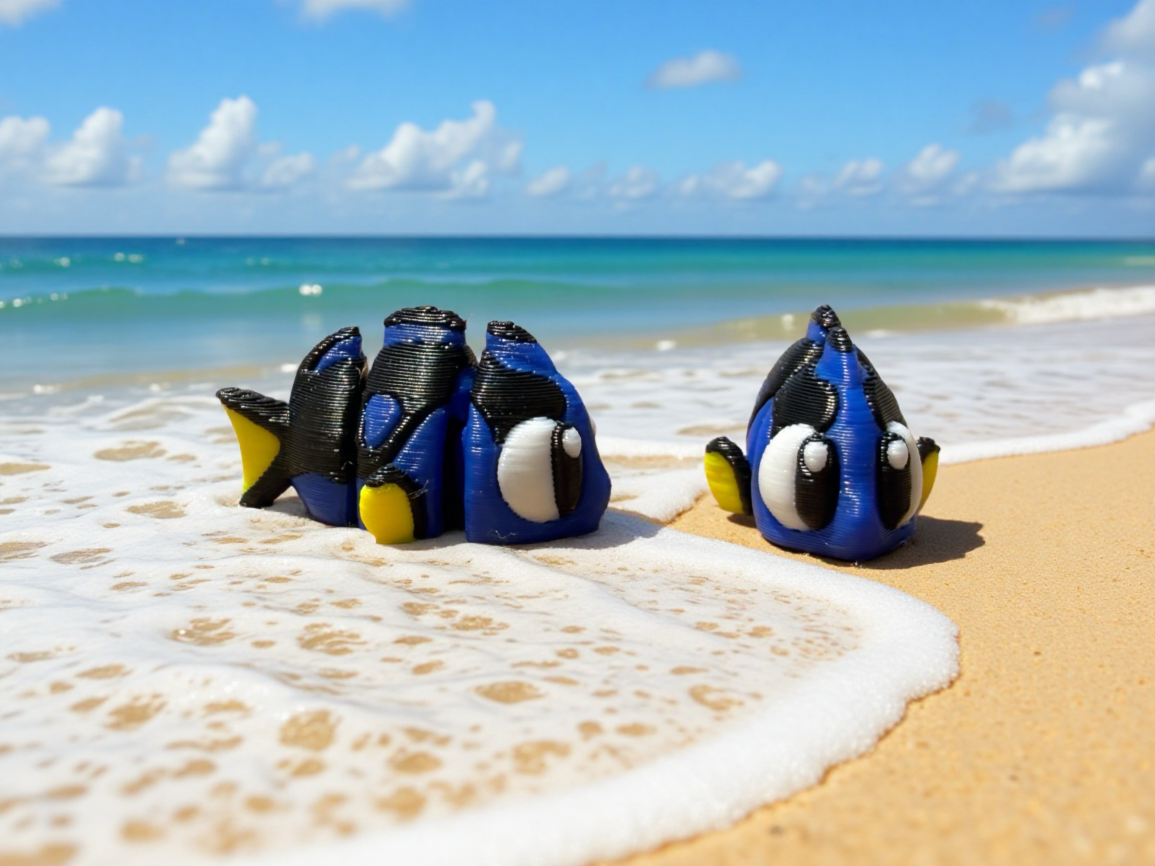Mini Flex blue fish
