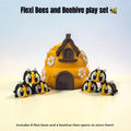 Beehive play set with bees